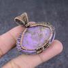 Purpurite Naturelle Fait Main Fil de Cuivre Enroulé Pendentif Arbre de Vie 1.81" q4T65