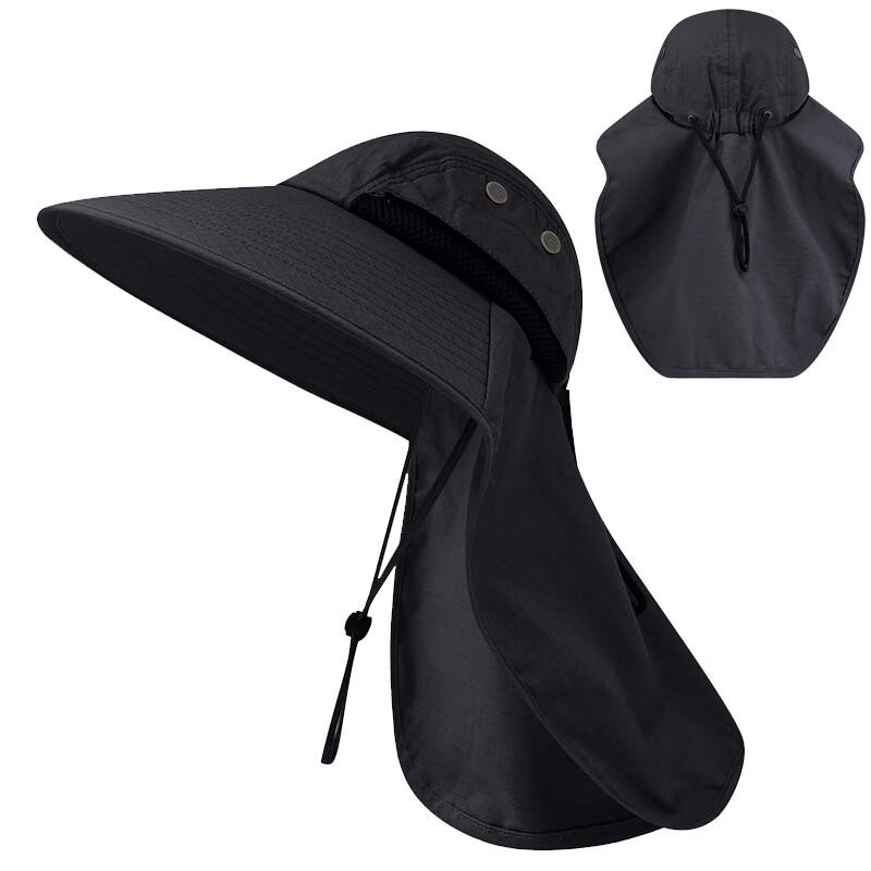 Mling Unisex Wide-Brim Adjustable Sun Hat