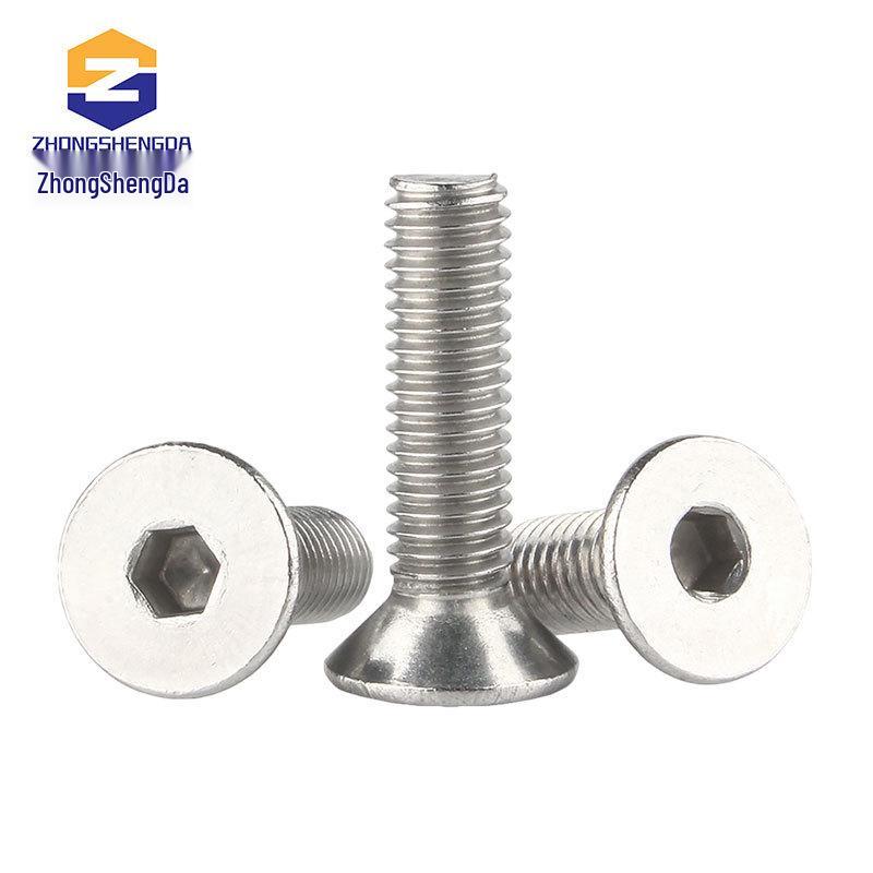 M2-M6 304 Stainless Steel Countersunk Hex Head Screw