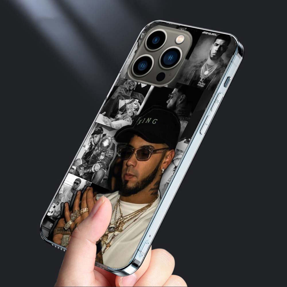 

Чехол для телефона рэпера A-Anuel AA Real для Iphone 16E 15 Pro 14 Plus 17E 16 17 Pro Max Air 11 12 13 Mini Ударопрочный Capa Милый Cove iPhone 13