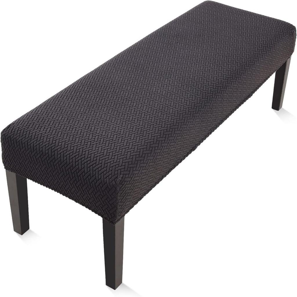 Long Checked Jacquard Household Bench Cover Home Leisure Bench Cover Dustproof and Stain-proof Hotel Chair Cover
