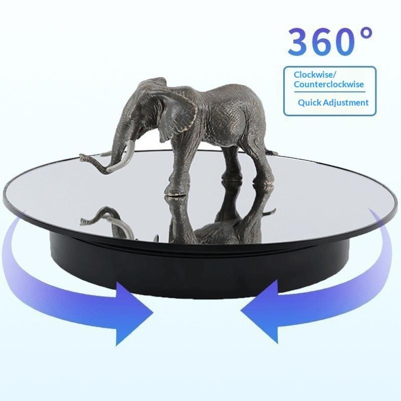 USB Powered 360° Rotating Motorized Display Stand for Jewelry Product Photography Handmade Crafts Shooting