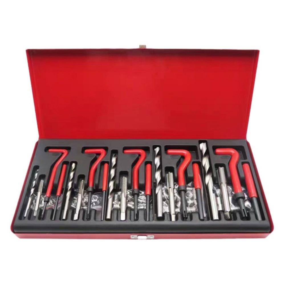 131Pcs/Box Precise Scale Thread Repair Kit Fast Tap Craft Tap Tool Set Auto Thread Tool Engine Fix