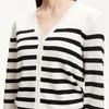 VEROMODA Lyocell Blend Striped V-Neck Cardigan