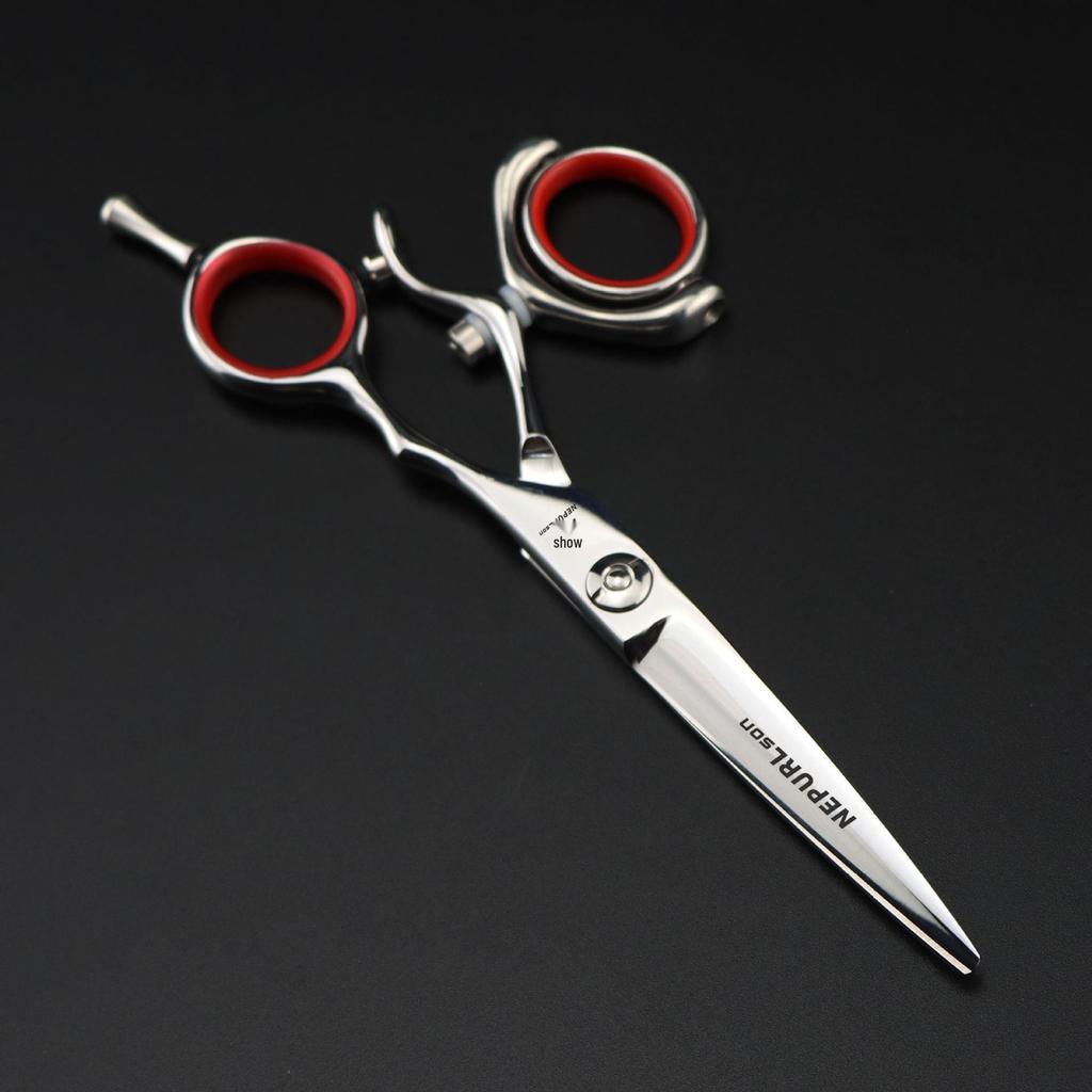 Naipusen 720° Rotating Hairdressing Scissors Set - Straight, Thinning & Bang Shears