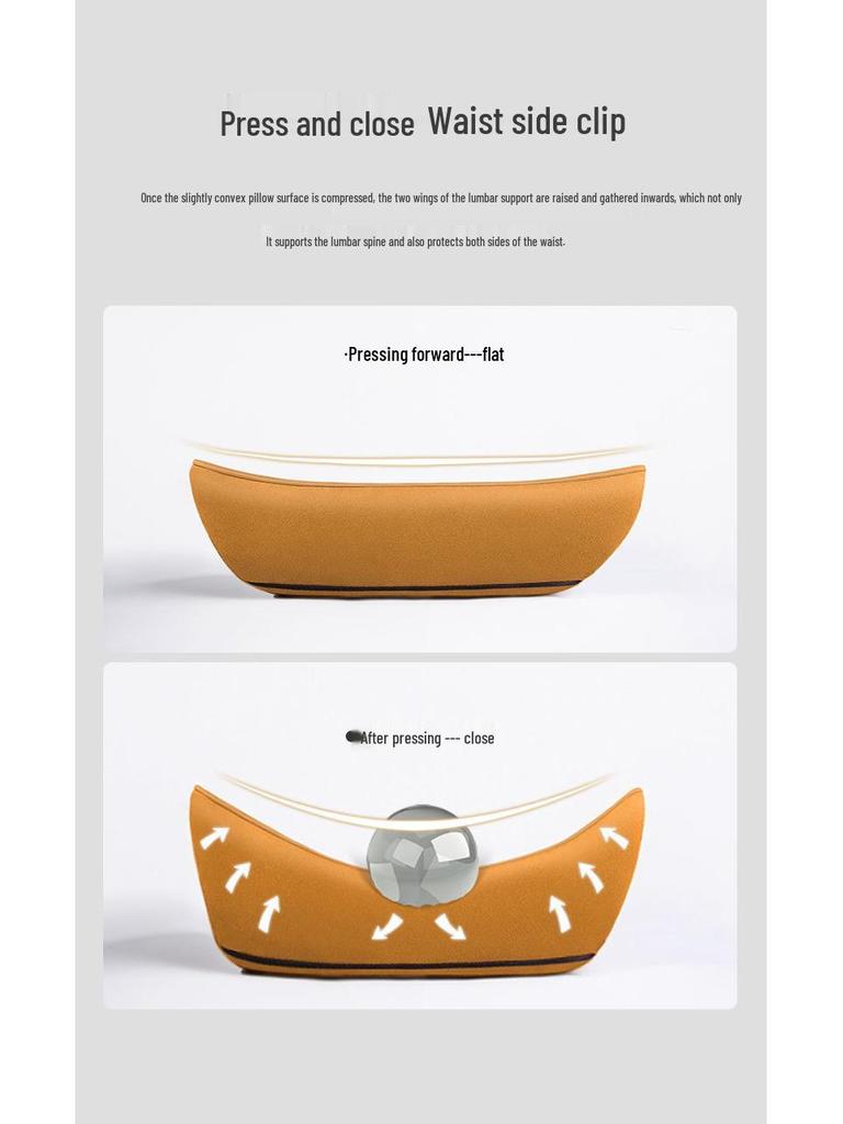 Autositz Lendenstützkissen - Fahrer Rückenlehnenkissen