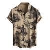 Hawaiian Men'S Short-Sleeved Beach Shirt 3D Printed Short-Sleeved Casual Shirt