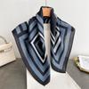 Spring and Autumn New Korean Small Square Scarf Women's 71 Cotton and Linen Versatile Small Scarf Neck Shirt Decorative Silk Scarf