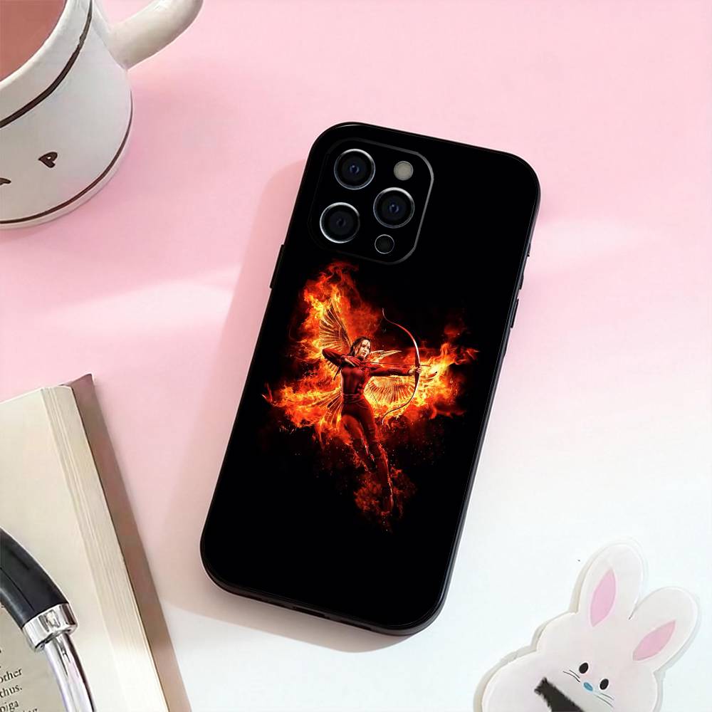 

The H-Hunger Games Phone Case For iPhone 17,16,15,14,13,12,11 Plus,Pro,Max,XS Silicone Soft Cover iPhone16se4