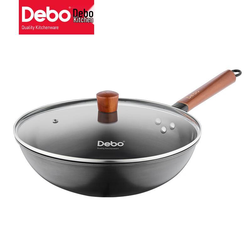 Debo 32CM Non-Stick Iron Wok