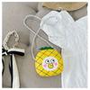 Bolsos Cruzados Pequeños de Moda Para Niños Niñas Forma de Fruta Bolso de Hombro Bolsos de Mano Lindos Dibujos Animados Bolsos Pequeños de Mensajero