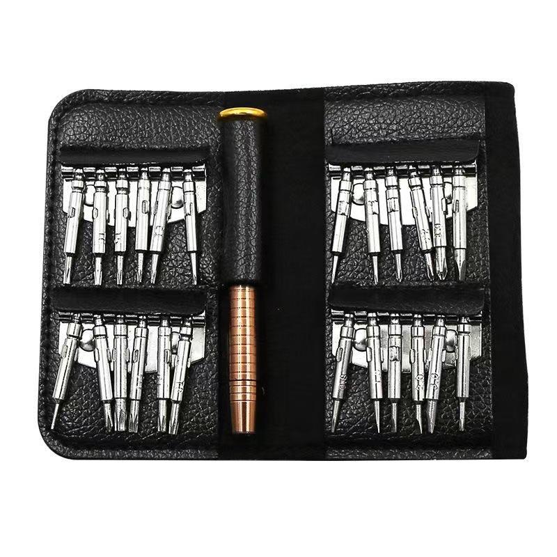 25 Pcs Magnetic Screwdriver Set Multi-Function Hand Tool Precision Phone Camera Repair Torx Hex Screw Driver Bits Kits Bag