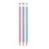 DOMS Zoom Triangle Pencil Pack of 50 Ergonomic Graphite Writing Pencils with Super Dark Lead for School Office Sketching