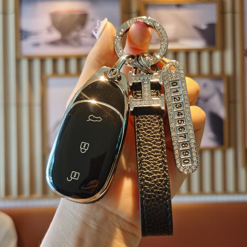 High-End Schutzhülle für Ideal ONE 21 Tasten - Damen Auto-Fernbedienungsschale und Schnallentasche