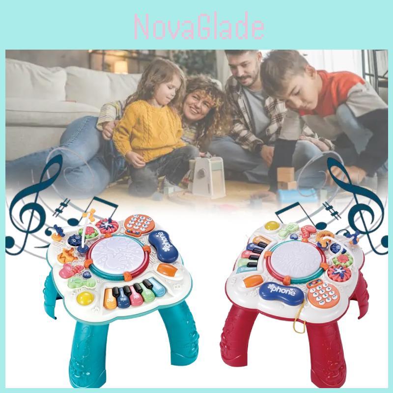 Educational Toddler Play Table With Musical Features For Early Development
