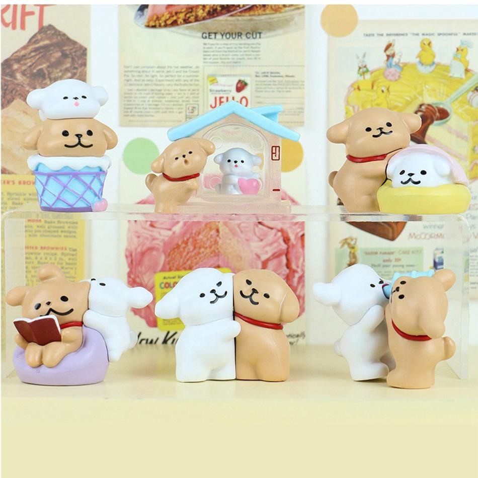 Dos Perritos Historia Caja Sorpresa Diario de Cachorro Juguete Cultural Figura Para Escritorio Relajación Misterio Regalo Creativo Para Niños Amigos