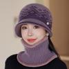 Шапка для пожилых людей, женская осенне-зимняя шерстяная шапка, зимняя теплая хлопковая шапка