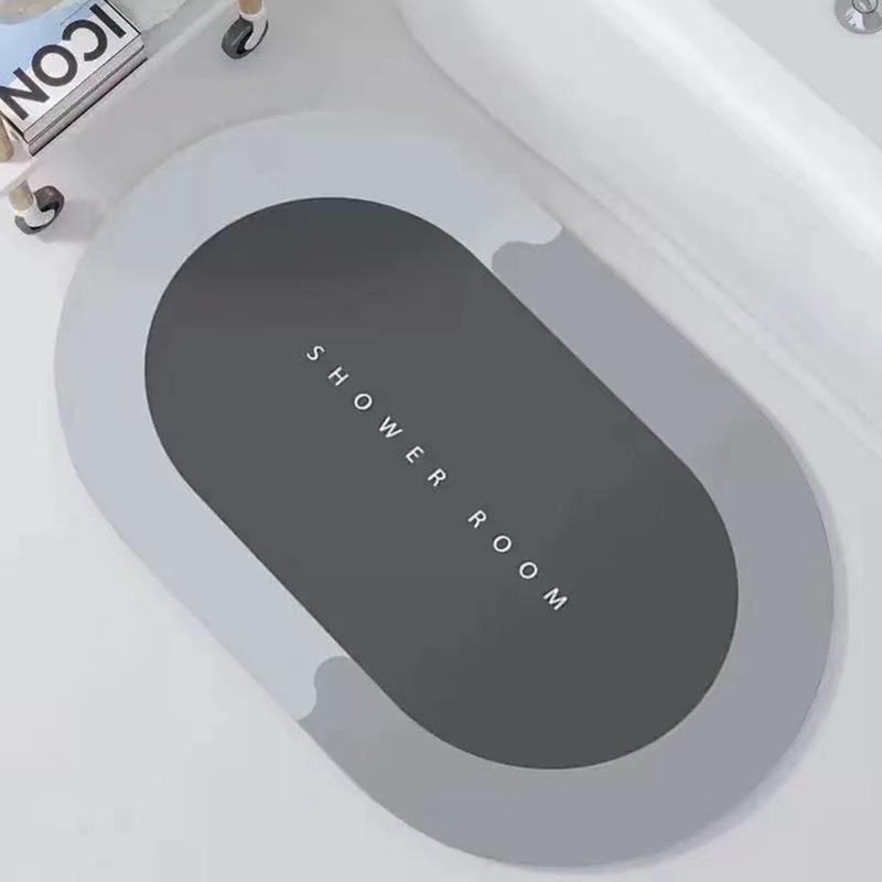 A Non-slip Bath Mat, Ultra-absorbent and Quick-drying Soft Shower Floor Mat, Machine Washable, Suitable for Bathrooms and Bedrooms, Home Bathroom Rugs