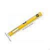 Aluminum Spirit Level Vial Viewing Ports Bubble Painted Finish Hand Tool 250MM Solid