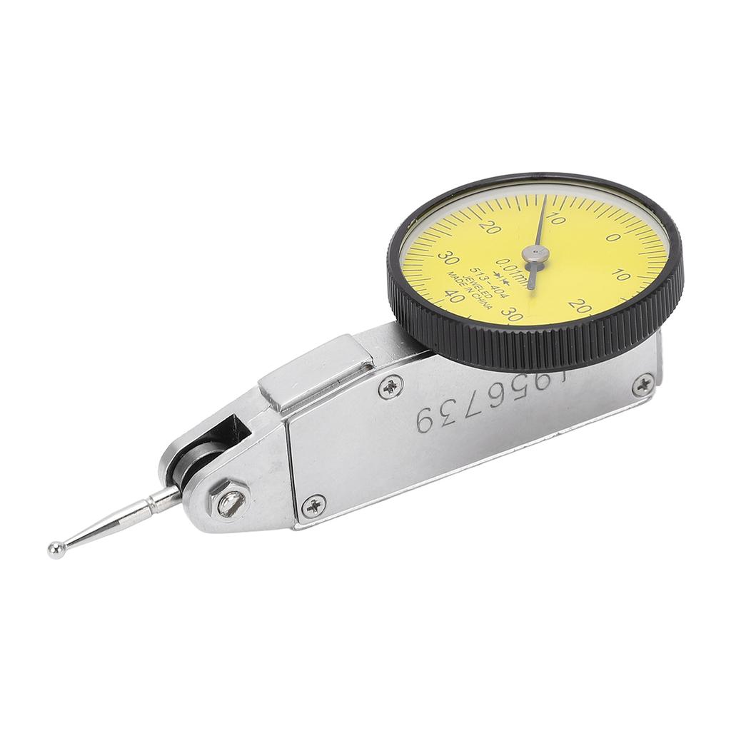 Dial Test Indicator 0mm 40mm 0mm Range 0.01mm Accuracy Precise Yellow Dial Test Indicator Gauge