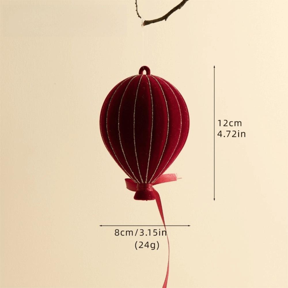 DIY Christmas Tree Ornament PVC Christmas Flocked Ball Set  Christmas Tree Decor