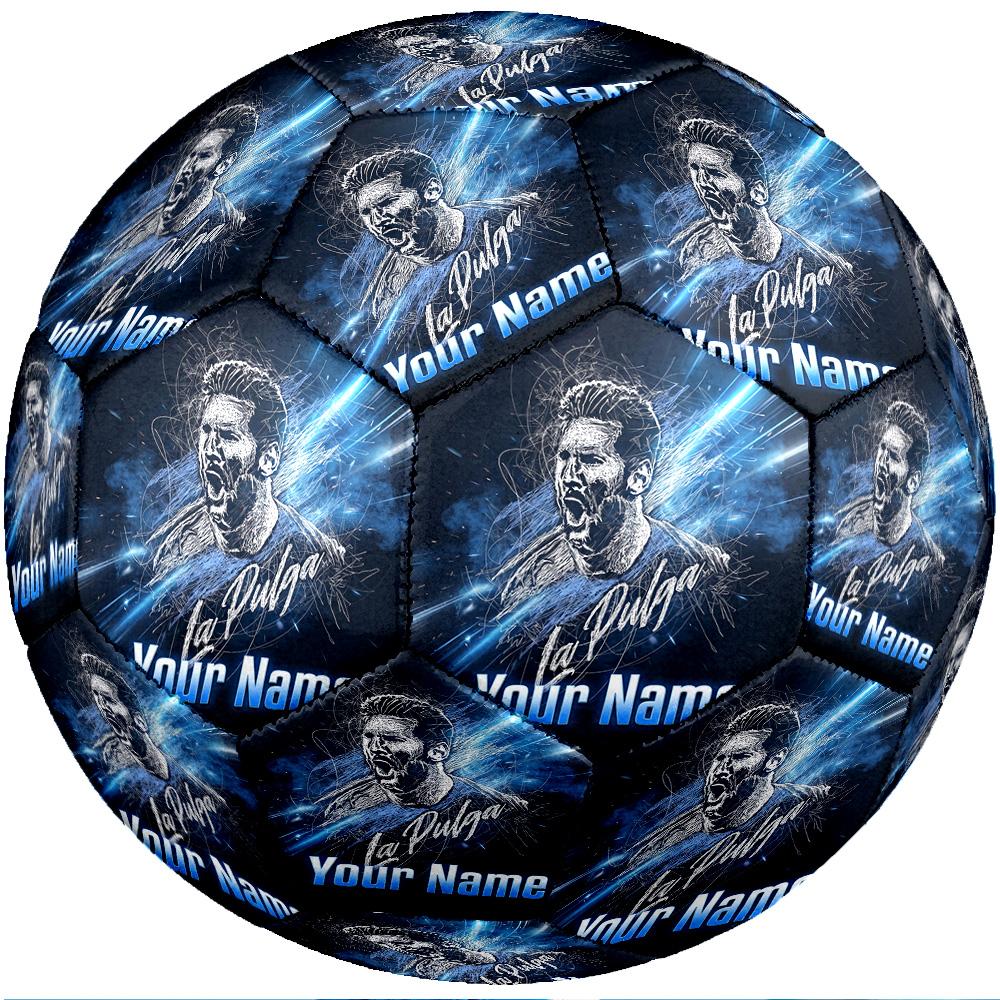 Lionel Messi Fashion Size 5 Football Wearproof Non‑Slip Soccer Ball For Sports Training Entertainment Use