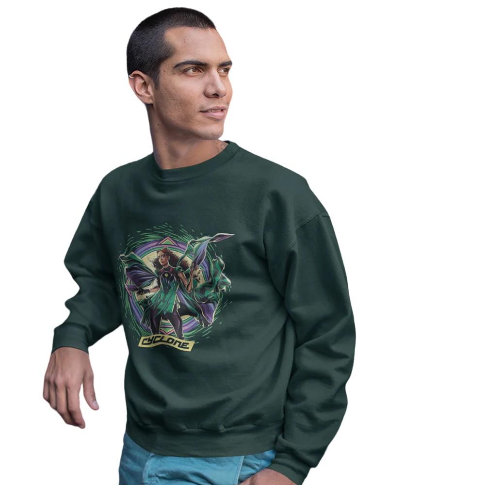 Black Adam Unisex Adult Cyclone Sweatshirt