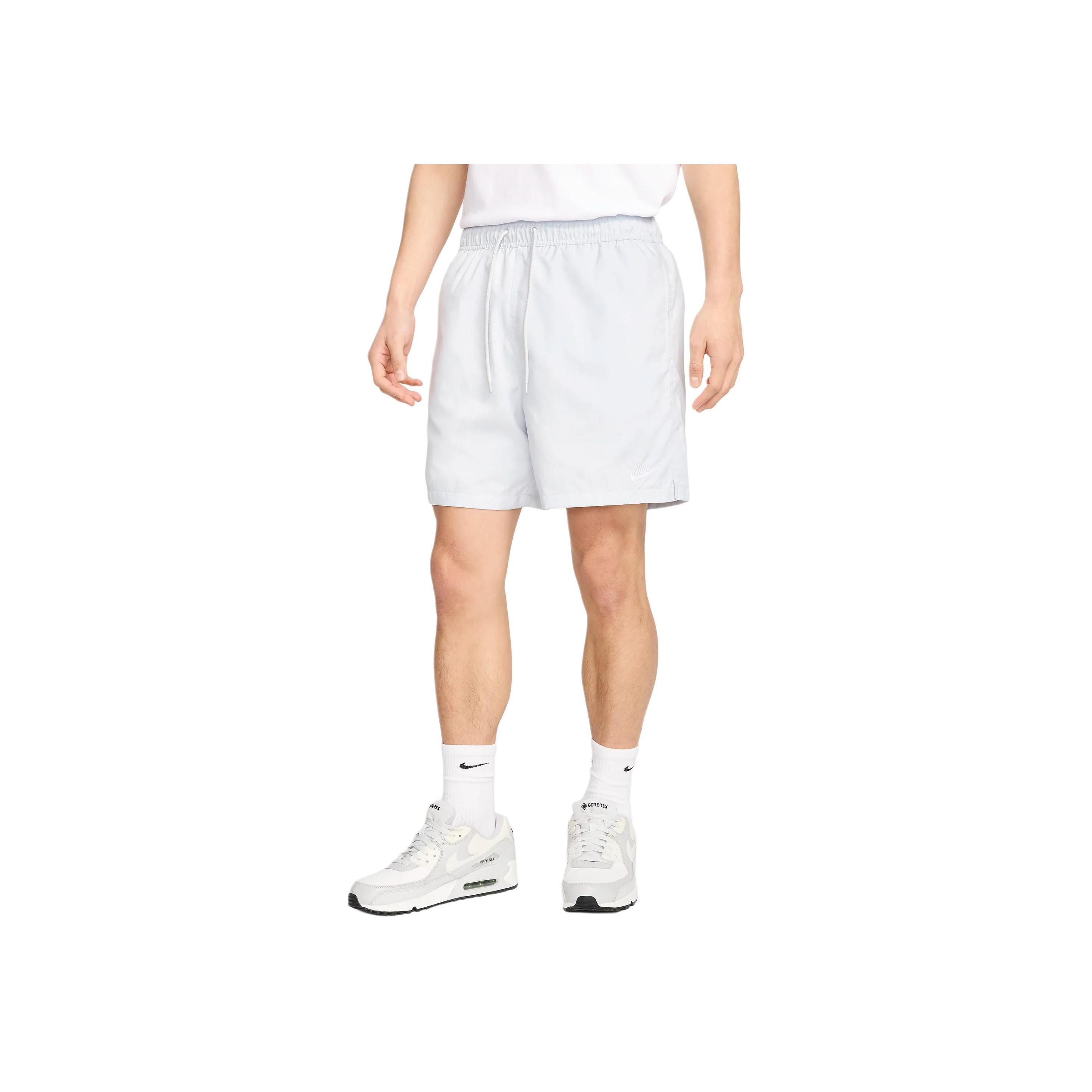 

Nike Logo Embroidered Lace-Up Woven Casual Shorts Men shorts White FN3308-043 L