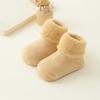 4 Paar Einfarbige Verdickte Babysocken Rutschfeste Haus-Schlafsocken Herbst&Winter