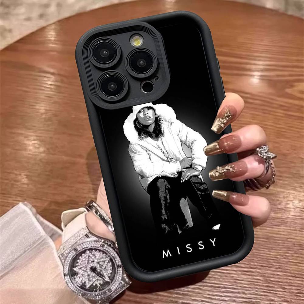 

Rapper Missy E-Elliott For IPhone 17 15 13 12 11 14 Pro Max X XR XS 16 Plus Shockproof Candy Back Cover iPhone 12 pro