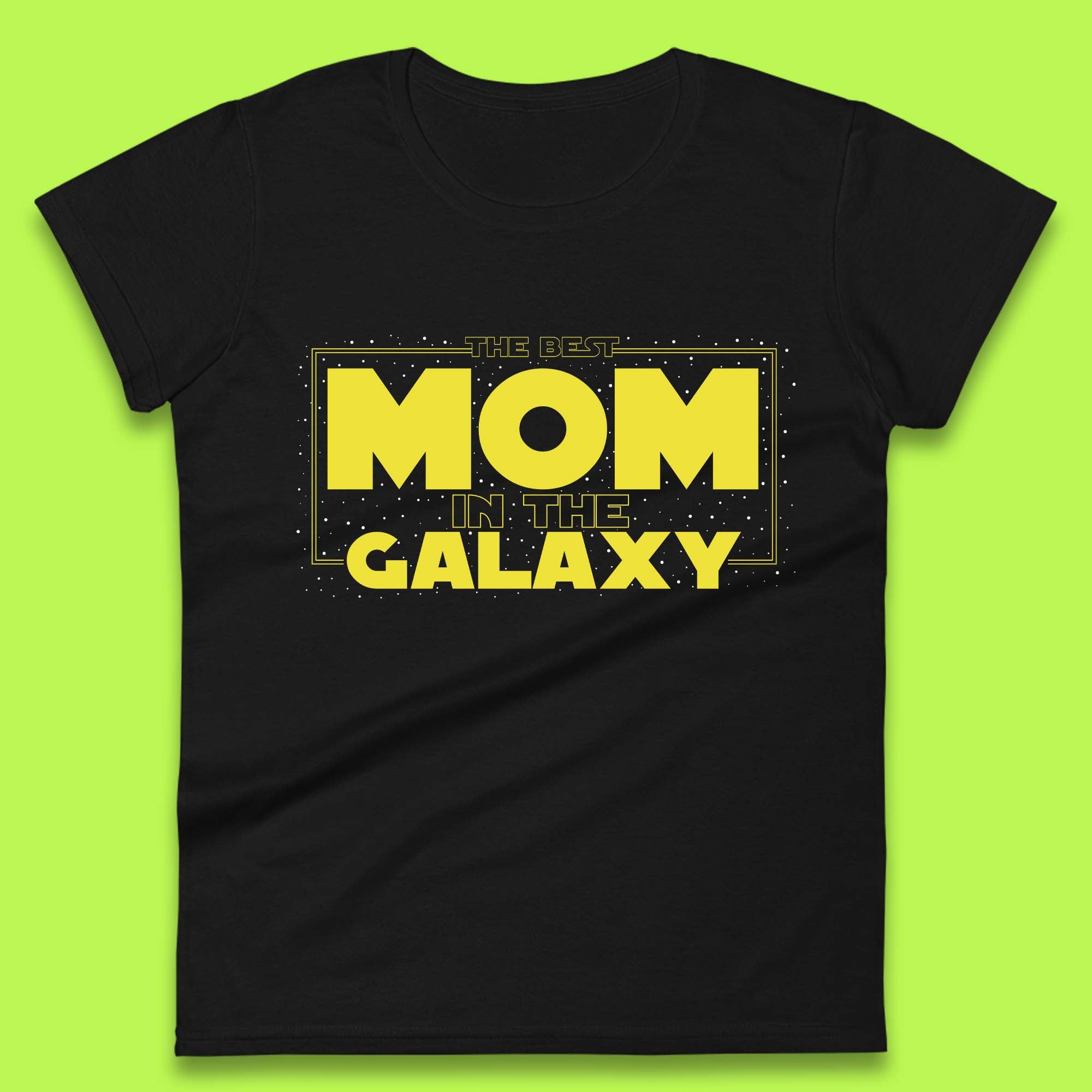 The Best Mom in the Galaxy Womens T-Shirt Mens Tops Tees Unisex XL