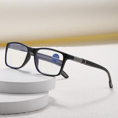 Fashion Sports Men Reading Glasses Finished Prescription Eyewear Women Square Presbyopia Far Sightedness Eyeglass +1.0 +1.5 +2.0