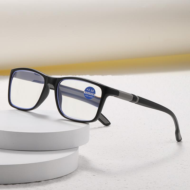 Fashion Sports Men Reading Glasses Finished Prescription Eyewear Women Square Presbyopia Far Sightedness Eyeglass +1.0 +1.5 +2.0