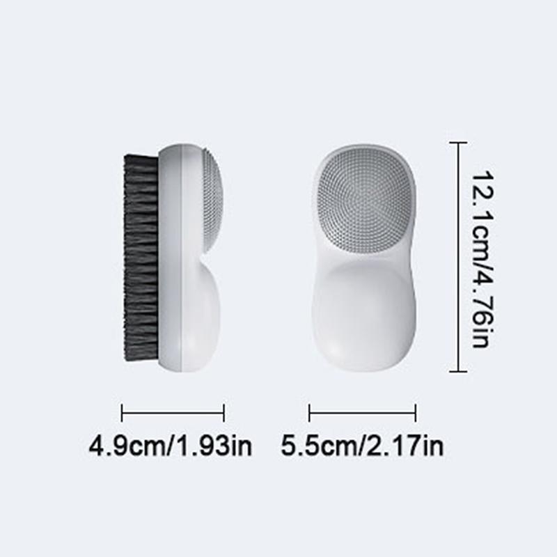 Creative Color Contrast Washing Brush Double-Sided Bristles Multi-Functional Soft Rubber Underwear Cleaning Brush