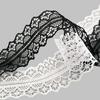 1Pair Cute Lace Shoelaces for Women Girl Shoes 2.9CM Width Flat Shoelace for Sneakers Black White Shoe Laces Accessorices
