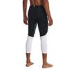 Under Armour Curry Color Block Compression 3/4 Pants Men Black 1379828-001