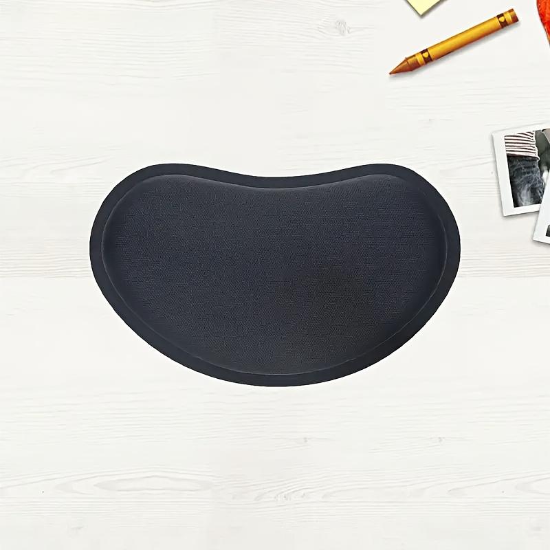 1pc Ergonomic Wrist Support Mouse Pad & Arm Rest Non-Slip Base, Comfortable Polyester Surface for Computer Users,Office & Home Desk Accessory