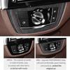 For BMW 5 Series G30 G38 G01 G08 5 6GT X3 X4 530i 540i Car Headlight Switch Knob Trim Frame Sticker Suede Interior Accessories