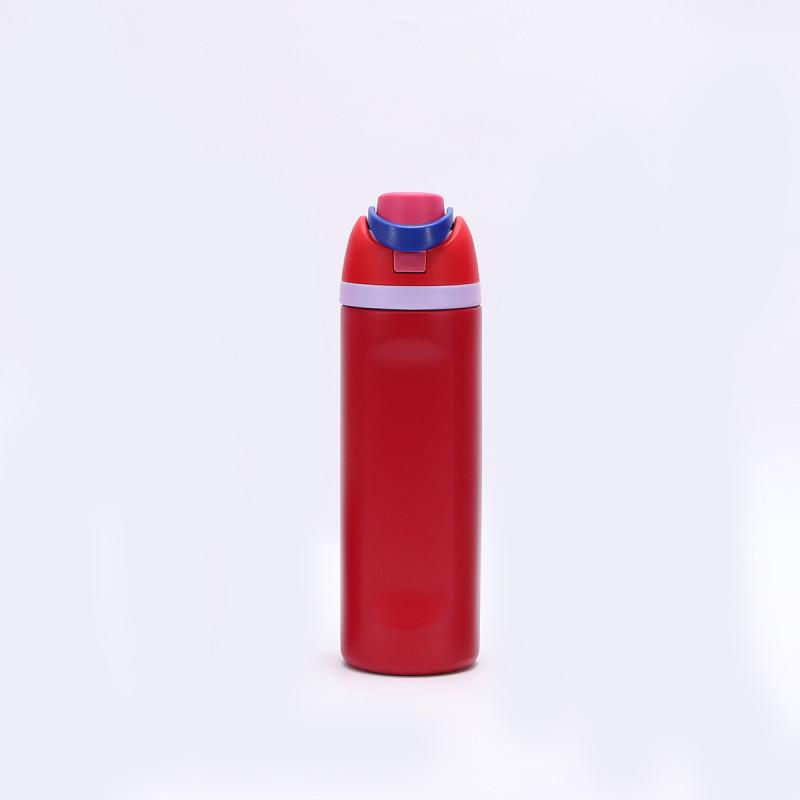 Steel Stainless Owala Water Bottle Straw 710ml Push Lid Keeps Sports Drinks
