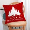 New Red Christmas Pillow Cover Elk Snowflake Christmas Tree Decoration Pillow Cushion Cover Home