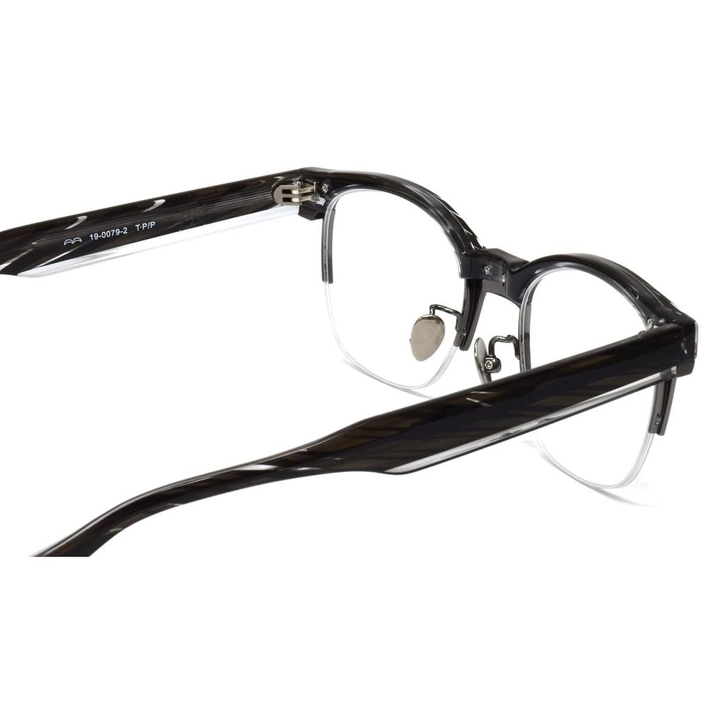 Glasses Frame 2 50 Size Gray Sasa Yohji Yamamoto Yamamoto Toothpick Made in Japan [Yohji Yamamoto] 19-0079