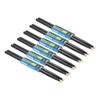 PATIKIL 6-Pack Maple Wood Drumsticks, Anti-Slip, 5A Black, for Drumming, Musical Instruments, and Percussion