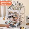 Make-up-Koffer, Schmuckbehälter, Make-up-Organizer, Schubladen, Kunststoff, Kosmetik-Aufbewahrungsbox, Make-up-Pinselhalter, Organizer
