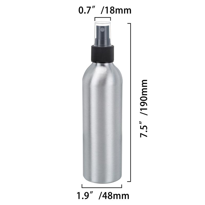 Aluminum Spray Bottle Refillable Perfume Sprayer 40/50/100/120/150/250ml Portable Container Cosmetic Atomizer Bottles