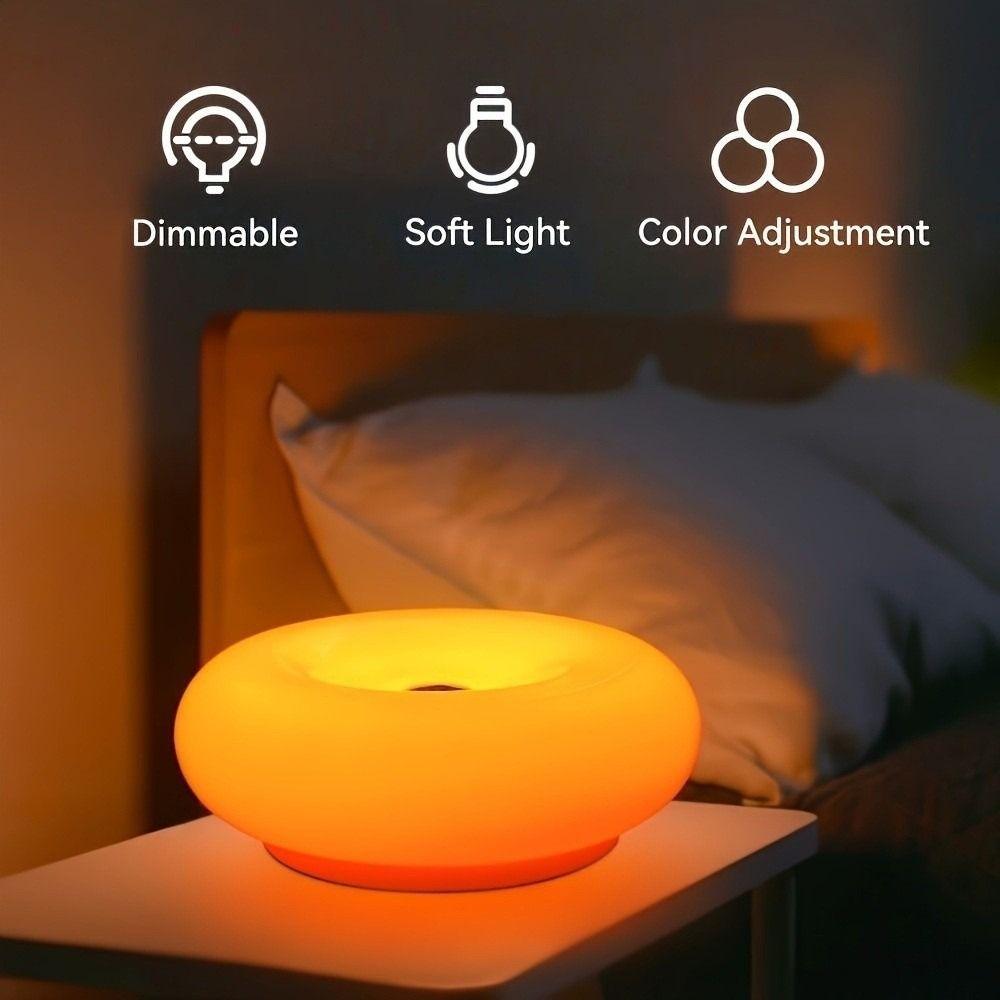 Dimmable Touch Table Lamp Rechargeable LED Night Light New Bedside Lamp  Living Room