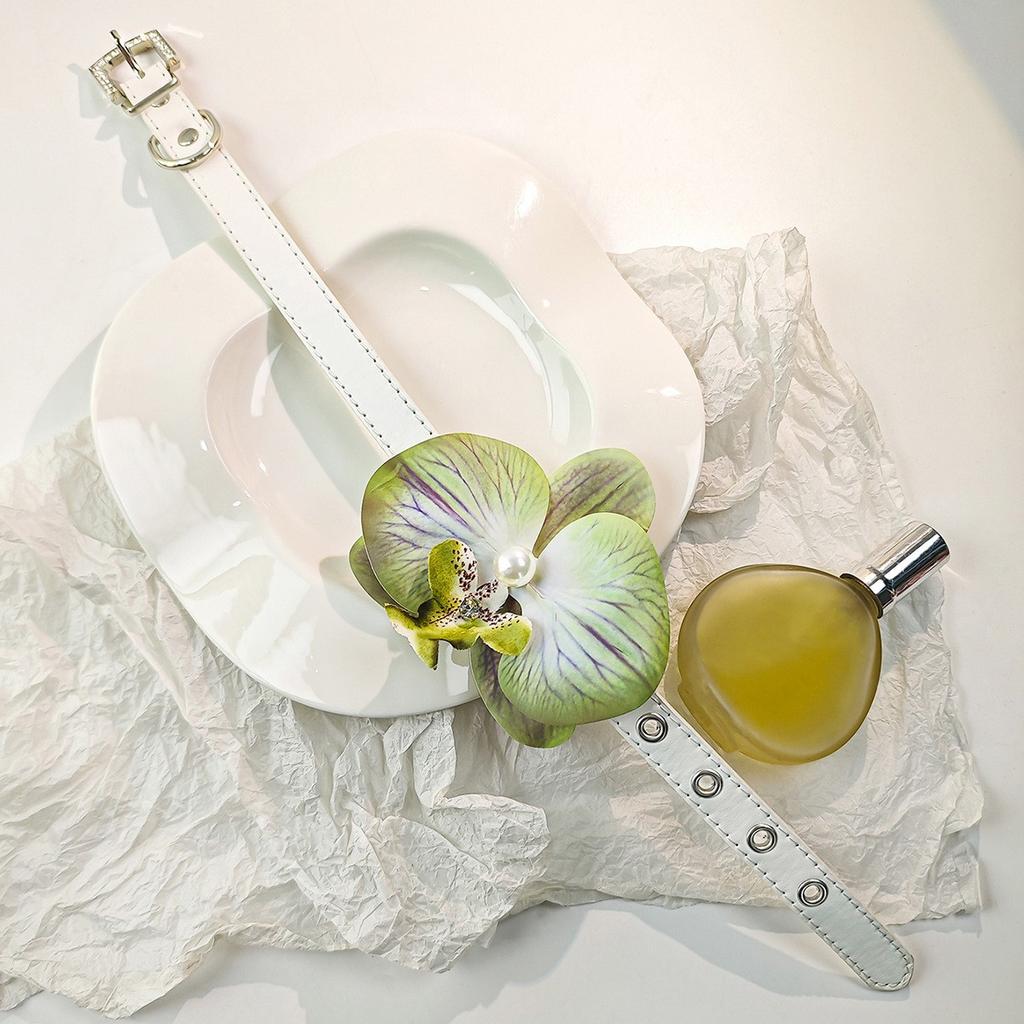 Super Immortal Mori Small Fresh Simulated Phalaenopsis Collar, Sweet And Pure Wind Gentle Three-Dimensional Flower Collarbone Chain Female