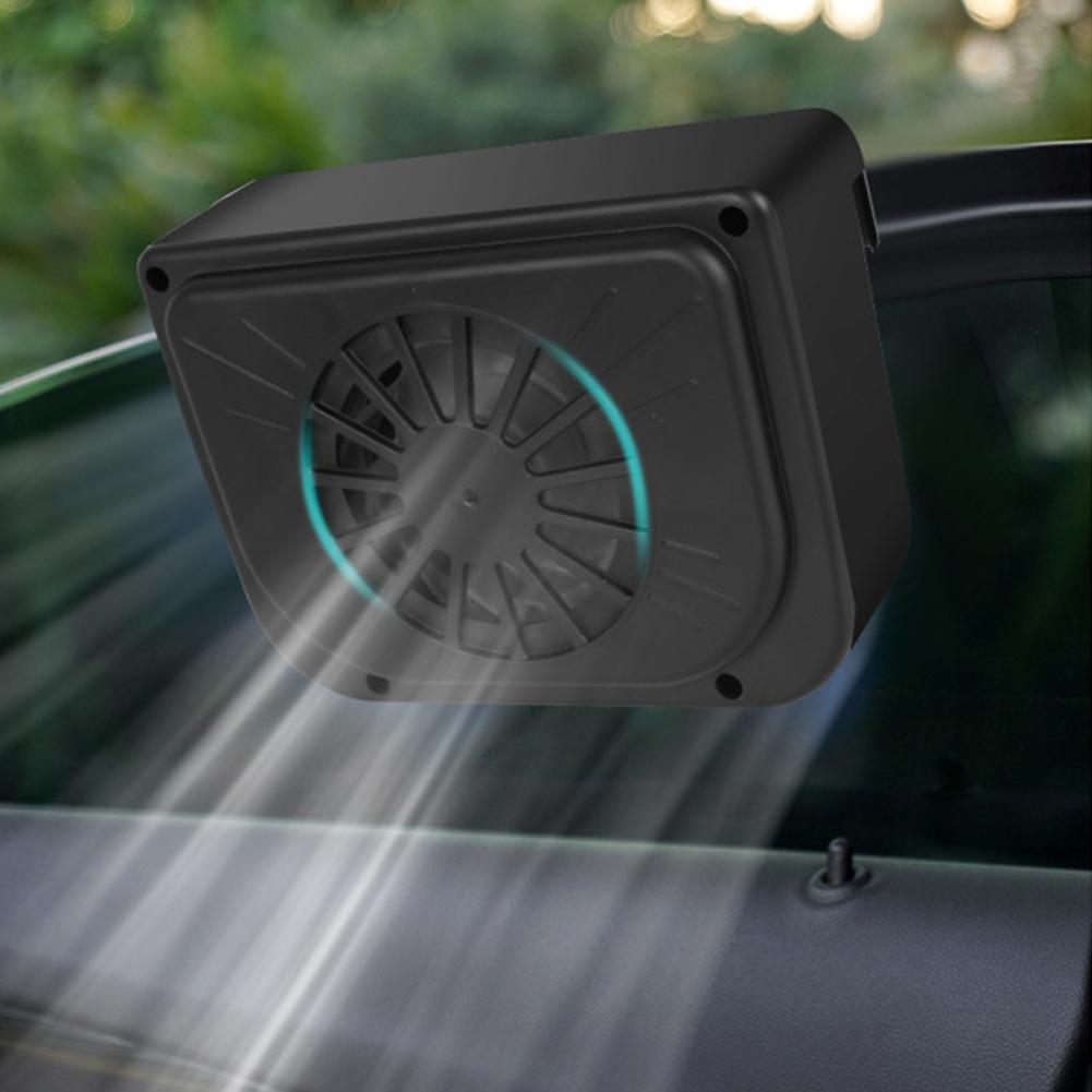 Car Mini Portable Solar Car Cooler Exhaust Fan Sunlight Recharging Exhausts Hot Air Strange Odor Solar Exhaust Fan Auto Interior