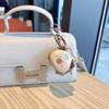 Creative Capybara Toaster Keychain: Cute Grain Food Toy Pendant for Couples