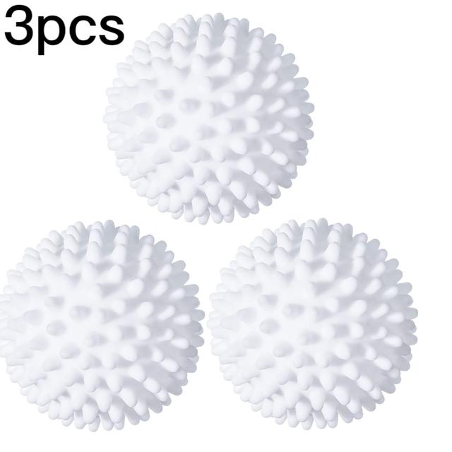 1/2/3 pezzi sfera magica per bucato sfera riutilizzabile in PVC solido per pulizia domestica strumenti per la pulizia dell'ammorbidente per la lavatrice