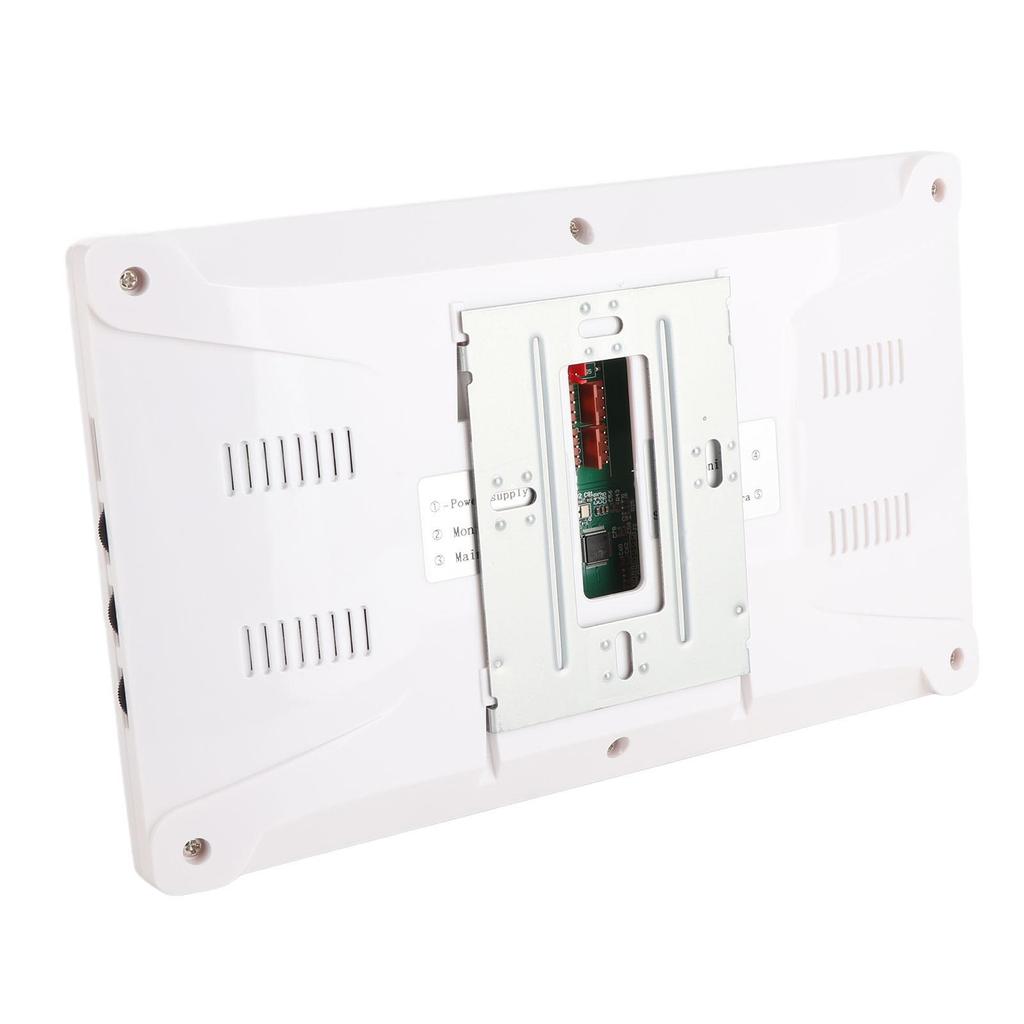 Video Doorbell 2 Pcs 7in TFT Screen Hands Free Call Monitor Night Vision Outdoor Camera Video